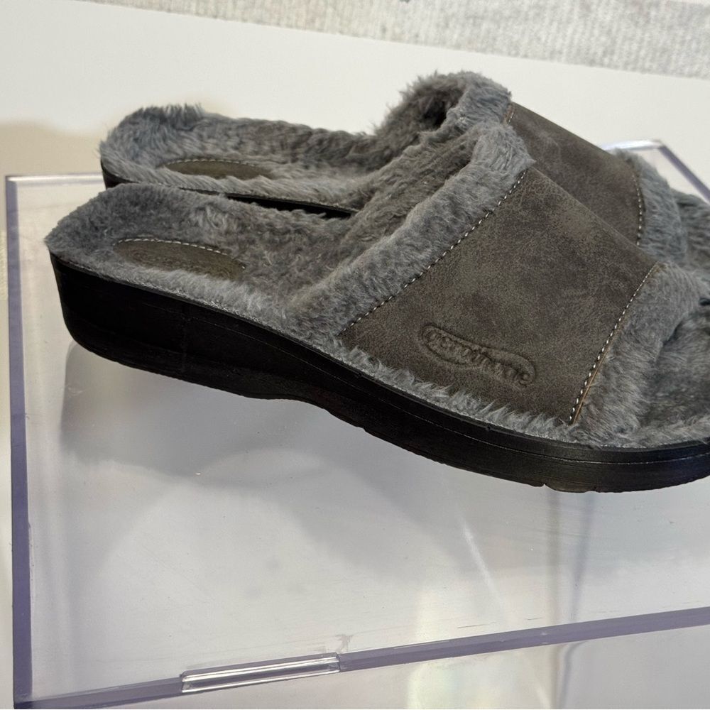 Teezwerber women gray sandals size 37 good condition - Picture 2 of 6